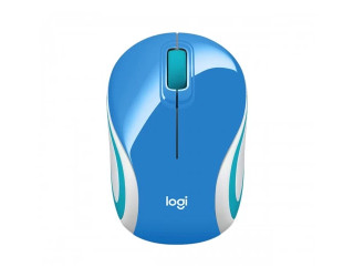 Logitech M187 Ultra Portable Blue Wireless Mouse