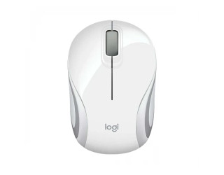 Logitech M187 Ultra Portable White Wireless Mouse