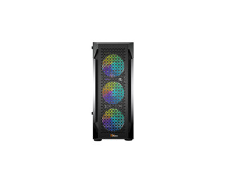 PC POWER FLOW DARK LITE MESH ATX GAMING CASING WITH 350WATT PSU