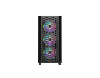 PC POWER FLOW DARK MESH ATX Desktop GAMING CASING 