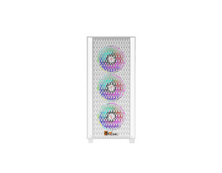 PC POWER FLOW WHITE MESH DESKTOP GAMING CASING