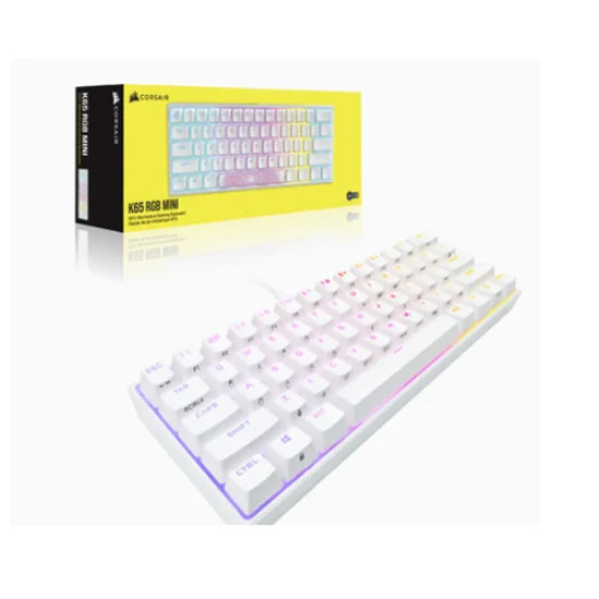 Corsair K65 RGB MINI 60% CHERRY MX Red Mechanical Gaming Keyboard 