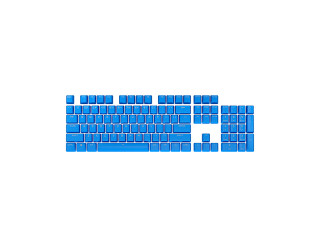  Corsair PBT Double-Shot Pro Keycap Mod Kit - Elgato Blue