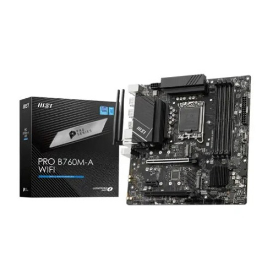 MSI PRO B760M-A WIFI mATX Motherboard