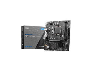 MSI PRO H610M-E DDR4 mATX Motherboard