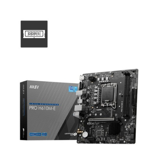MSI PRO H610M-E mATX Motherboard