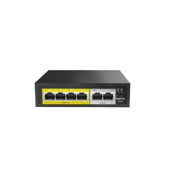 Netis P106C 4POE 2RJ45 100M Standard POE Switch