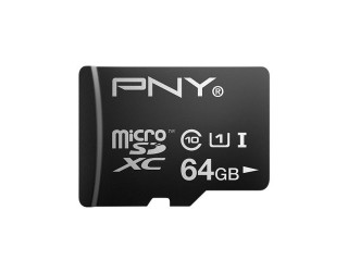 PNY 64GB microSDXC Class-10 Flash Memory Card