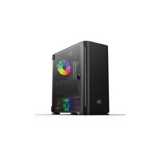 Revenger Bit Force Mid Tower Argb Gaming Pc Case Galaxy