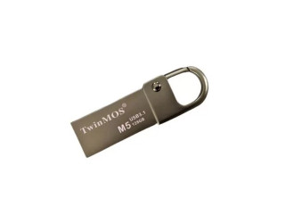 TwinMOS M5 128GB USB 3.1 Gen 1 Metal Body Silver Pen Drive