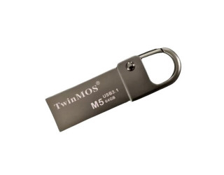 TwinMOS M5 64GB USB 3.1 Metal Body Black Pen Drive