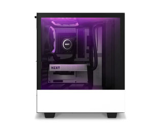 NZXT H510 Elite Compact ATX Mid Tower Matte White Chassis with Smart Device 2
