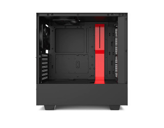 NZXT H510i Compact Mid-Tower Black-Red Casing with Smart Device 2