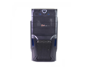 PC Power 180D Mid Tower Black ATX Desktop Case with Standard PSU