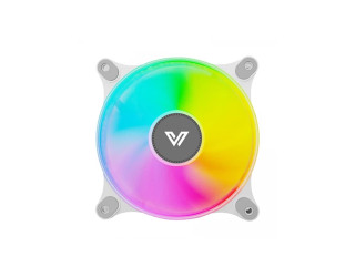 Value-Top W1292S 12CM White Static RGB Case Fan