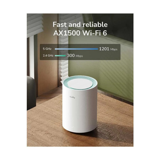 Cudy M1500 AX1500 Gigabit Dual-Band Mesh Wi-Fi 6 System