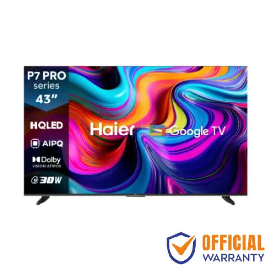 Haier 43P7 PRO 43" 4K HQLED Smart Google TV