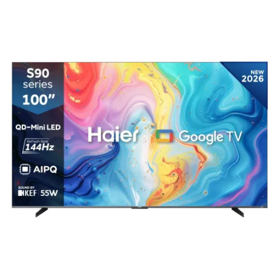 Haier H100S90FUX 100" 4K UHD QD-Mini LED Smart Google TV