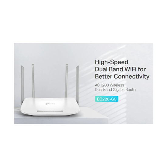 TP-Link EC220-G5 V3 AC1200 Mbps Gigabit Dual-Band Wi-Fi Router