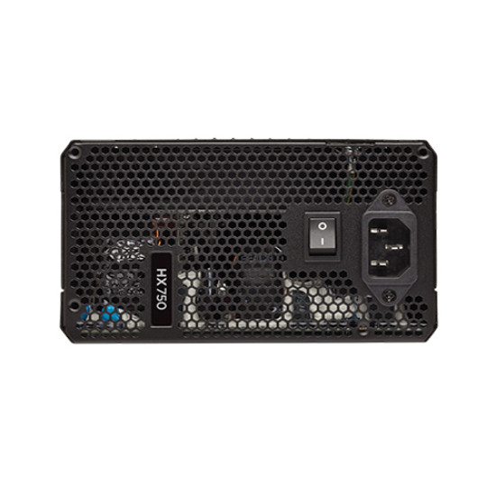 CORSAIR HX SERIES HX750 750 WATT 80 PLUS PLATINUM CERTIFIED FULLY MODULAR POWER SUPPLY