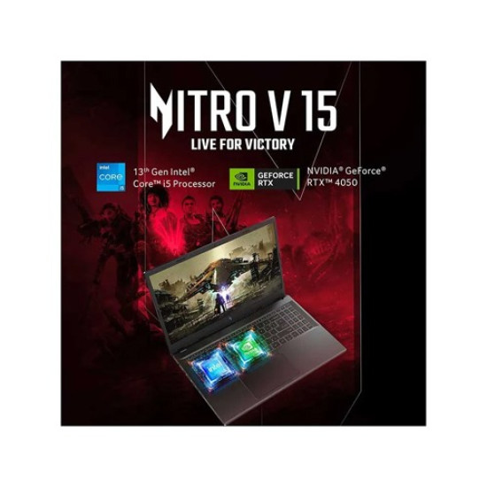 Acer Nitro V15 ANV15-51 13th Gen Intel Core i5 13420H 15.6 Inch Gaming Laptop