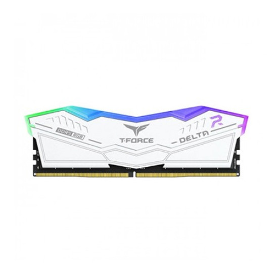 TEAM T-FORCE DELTA RGB White 16GB (2x8GB) 6000MHz DDR5 Gaming RAM